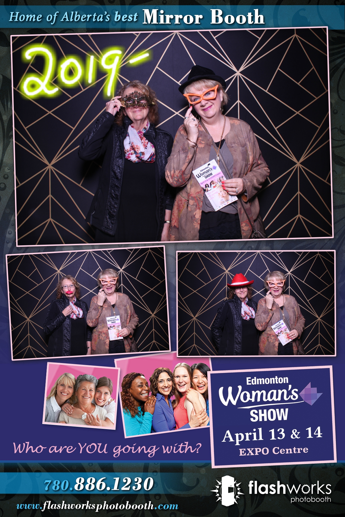 Spring Edmonton Woman's Show 2019 | View more photos from the event at gallery.flashworksphotobooth.com/u/FlashworksPhotoboothInc/Spring-Edmonton-Womans-Show-2019